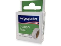Tape Scanpor Refill 1,25cmx10m hvit