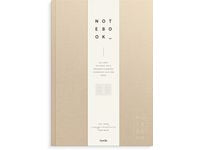 Skrivebok BURDE A4 linjer beige