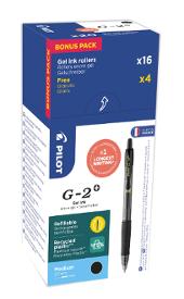 Geleroller PILOT G2+ 07 sort (20)