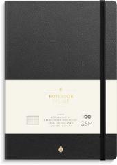 Notatbok BURDE Deluxe A5 sort