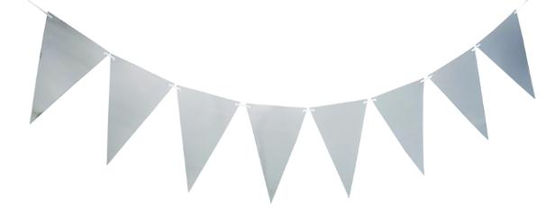 Banner JOKER vimpel sølv 3,6m
