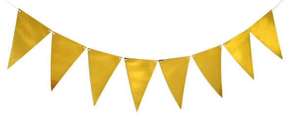 Banner JOKER vimpel gull 3,6m