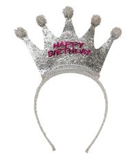 Diadem JOKER happy birthday krone