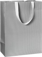 Gavepose 23x13x30 sølv