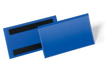 Etikettholder DURABLE 100x38 mag blå(50)