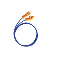 Ørepropper 3M 1271 m ledning blå/oransje