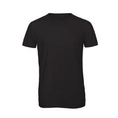 T-skjorte B&C Triblend herre 2XL sort