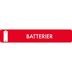 Kildesorteringsmagnet Batterier 16x3cm