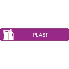 Kildesorteringsmagnet Plast 16x3cm