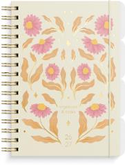 Organizer og Notes GRIEG A5 26/27 Daisy