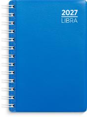 Dagbok GRIEG Libra spiral plast 2027 blå