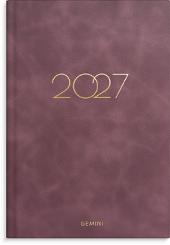 Lommekal GRIEG Gemini 2027 Colore burg