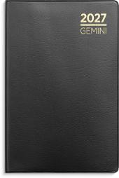 Lommekal GRIEG Gemini 2027 plast sort