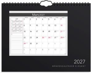 Månedskalender GRIEG 2027 Elegant