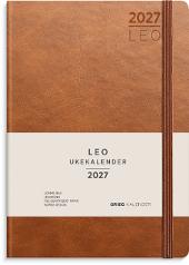 Ukekalender GRIEG Leo A5 Lite 27 brun