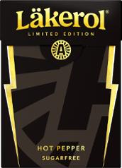 Pastiller LÄKEROL Hot Pepper 75g