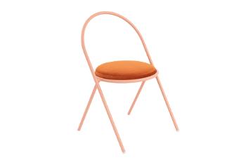 Stol PAPERFLOW Saturne rosa/rust (2)
