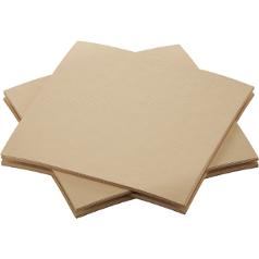 Serviett DUNISOFT 20cm naturbrun (180)