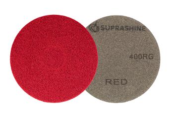 Gulvpad Suprashine 400 Grit 20" rød (2)