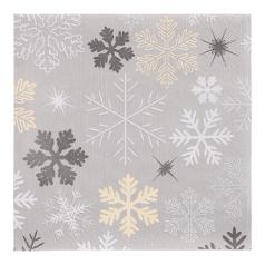 Serviett PAPSTAR 33x33cm Snøflak (20)