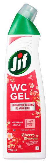 Toalettrens JIF WC-Gel Cherry Bl 0,75L