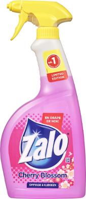 Oppvask og kjøkkenspray ZALO Cherry0,75L
