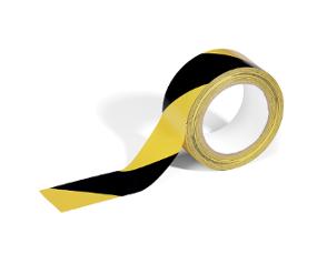 Gulvtape DURALINE 50mmx33m gul/sort avt.