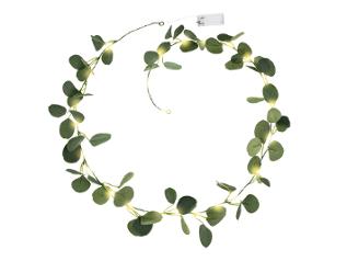 Girlander Eucalyptus m/LED-lys 2m