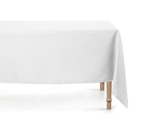 Duk tekstil rektangulær 140x170cm hvit