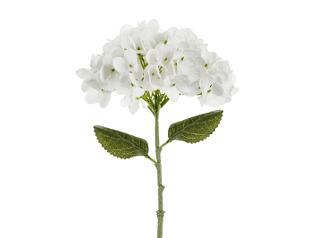 Kunstig blomst Hortensia 35cm hvit