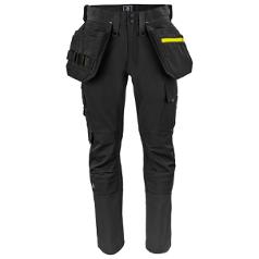 Bukse PROJOB Håndverk 5551 C156 sort/gul