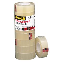 Tape SCOTCH 550 19mmx33m transparent (8)