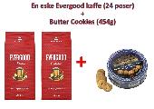 Kaffe EVERGOOD få med kjeks