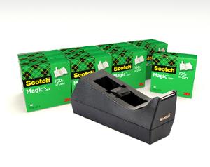 Dispenserpakke SCOTCH C38 Magic 810 12rl