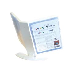 Bordstativ TARIFOLD A4 10 lommer hvit