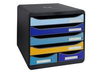 Skuffekabinett EXACOMPTA BeeBlue 6sk ass