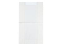 Bakerpose vindu 210/80x340mm hvit (1000)