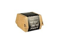 Hamburgerboks PURE papp 11,5x11x7cm (50)
