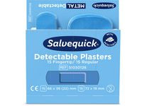 Plaster SALVEQUICK detectable blå (30x6)