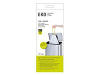Avfallspose EKO E 55x70 25-35L hvit (12)