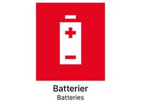 Kildesorteringsetikett Batteri