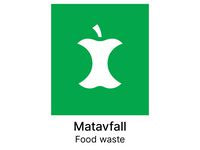 Kildesorteringsetikett Matavfall