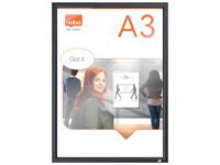 Plakatramme NOBO ImpressionPro A3 sort
