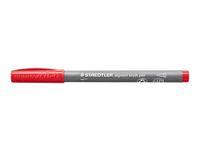 Fiberpenn STAEDTLER PL 371 brush rød