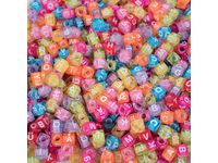 Perler PLAYBOX bokstav/tall trans (1000)