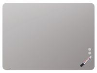 Glassboard LEGAMASTER 90x120cm grå