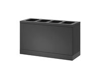 Avfallsbeholder BICA 831 4x10L antrasitt