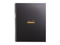 Spiralbok RHODIA Active A4+ rutet sort
