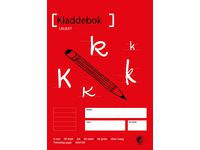 Kladdebok A4 55g 50bl 9mm linjer