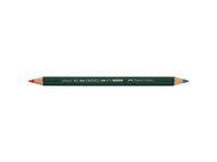 Fargeblyant FABER-CASTELL tykk rød/blå